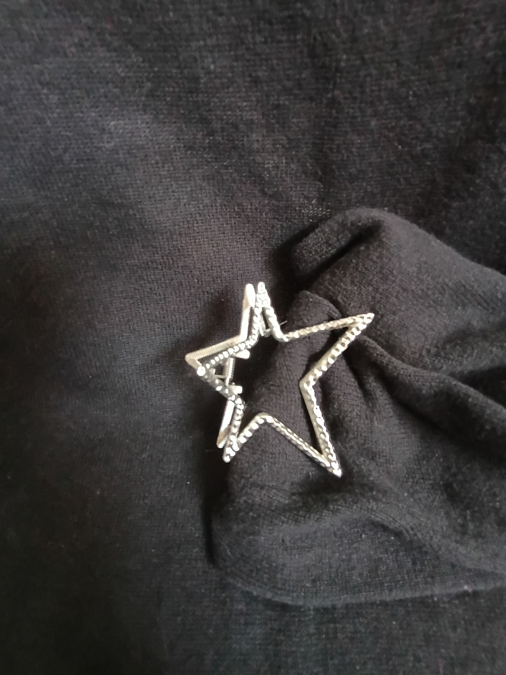 Silver Star Hair Clip - Silver Women's Hair Accessories